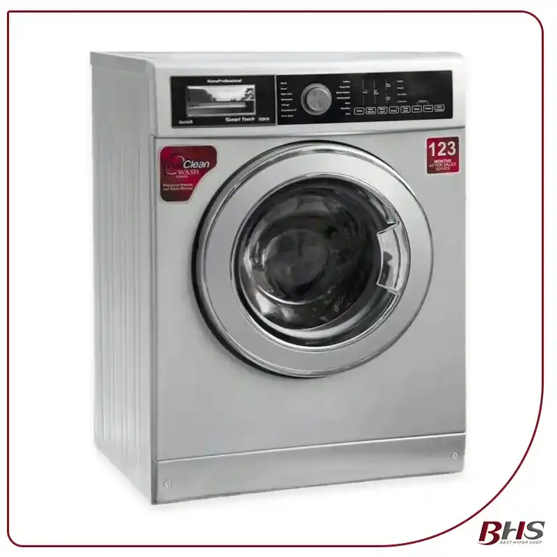  ماشین لباسشویی 8 کیلویی اتوماتیک نقره ای لیدر